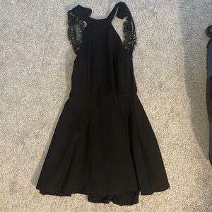 LuLus Black mini dress